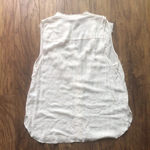 Treasure & Bond Ruffle Front Sleeveless Blouse - Picture 10 of 10